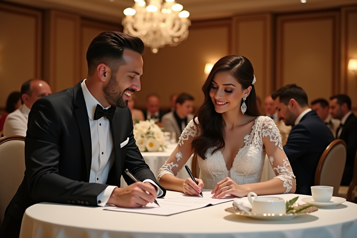 fiançailles mariage