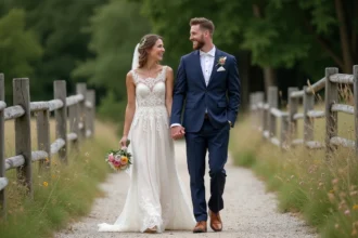 Thèmes de mariage tendance avec décoration harmonieuse et élégante