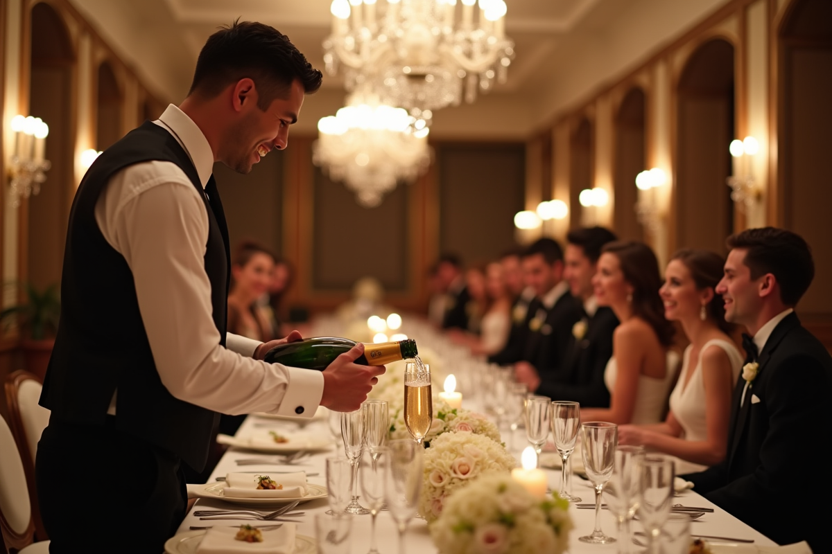 serveur mariage